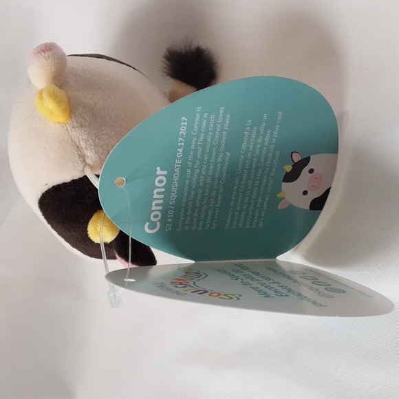 Squishmallows Cow Clips Bundle - Connor and Clover, NWT - Picture 4 of 7